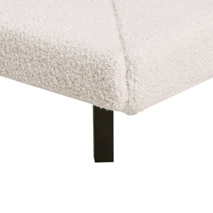 Artiss Bed Frame Single Size Boucle Beige SASA - Cosy Abode