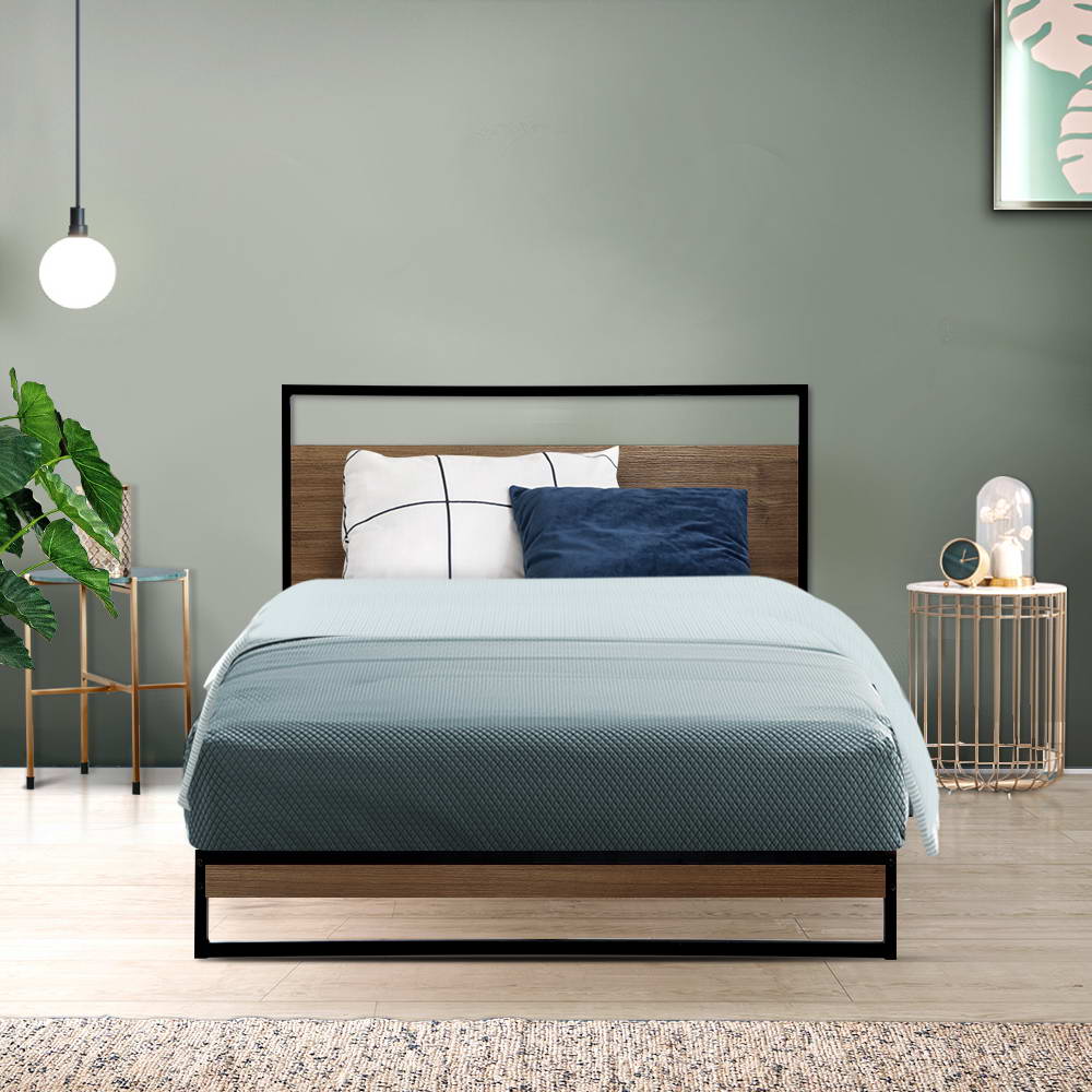 Artiss Bed Frame Single Size Metal Frame DANE - Cosy Abode