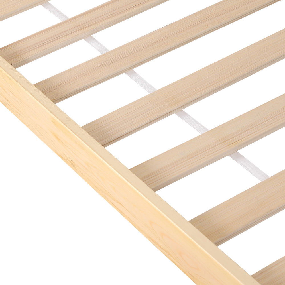 Artiss Bed Frame Single Size Rattan Wooden RITA - Cosy Abode