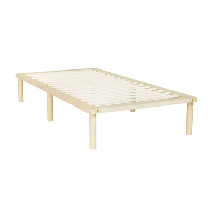 Artiss Bed Frame Single Size Wooden Base Mattress Platform Timber Pine AMBA - Cosy Abode