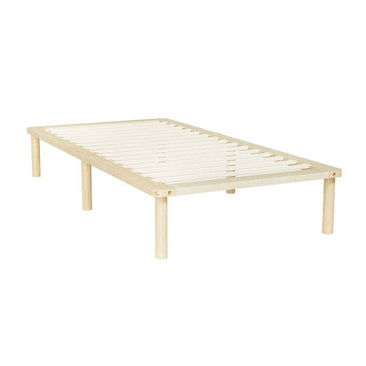 Artiss Bed Frame Single Size Wooden Base Mattress Platform Timber Pine AMBA - Cosy Abode