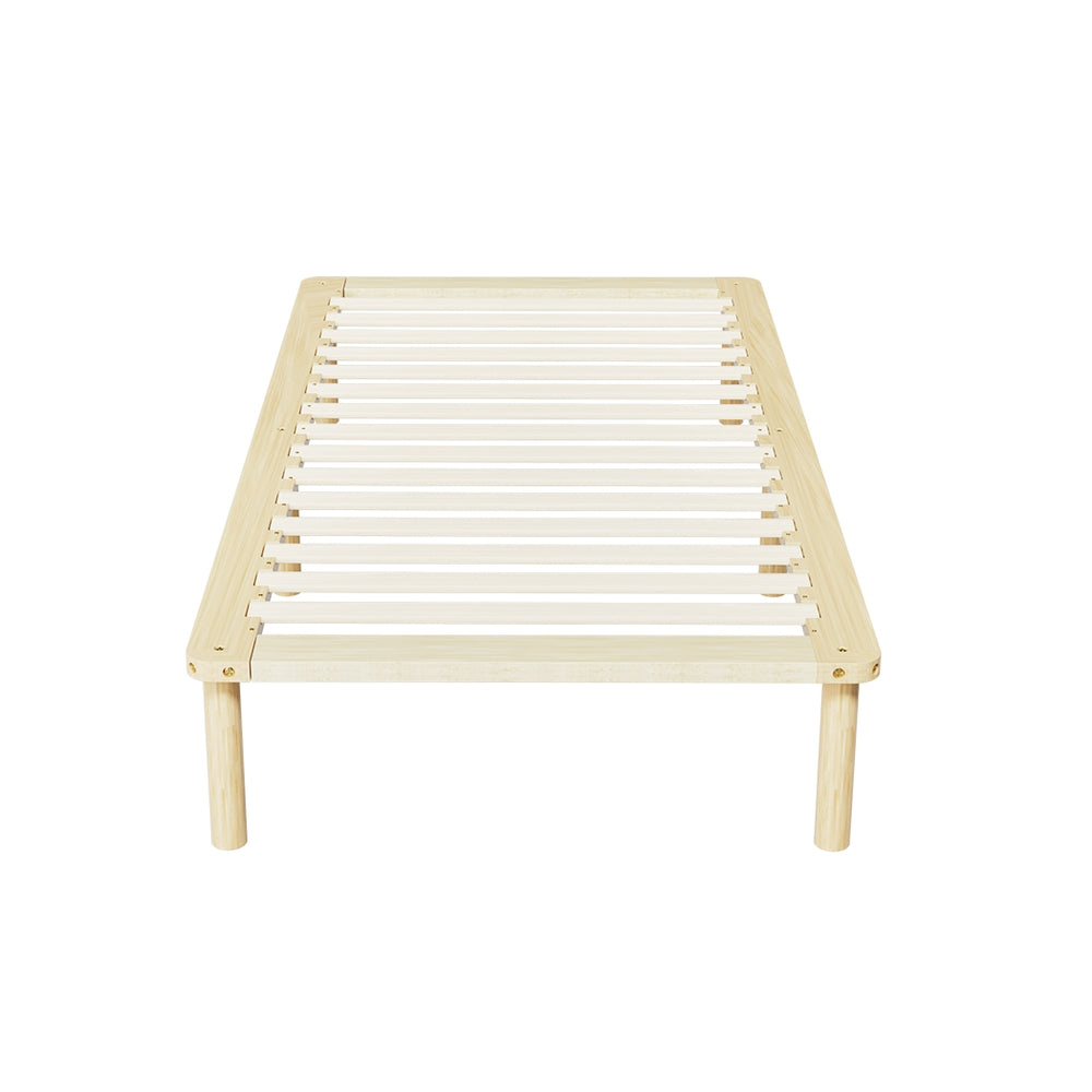 Artiss Bed Frame Single Size Wooden Base Mattress Platform Timber Pine AMBA - Cosy Abode