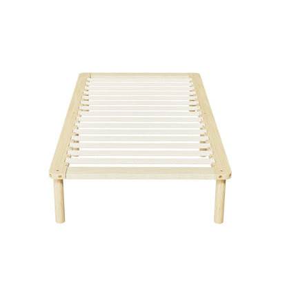 Artiss Bed Frame Single Size Wooden Base Mattress Platform Timber Pine AMBA - Cosy Abode