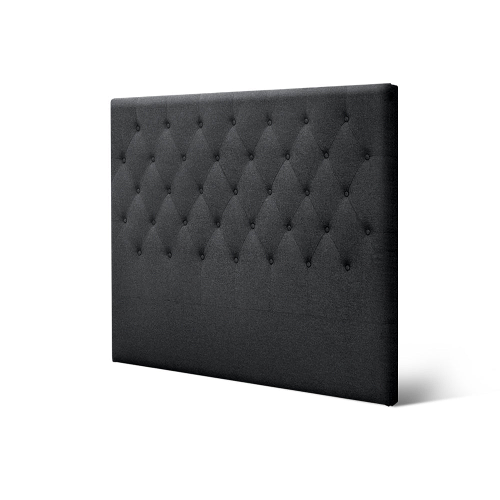 Artiss Bed Head Double Size Fabric - CAPPI Charcoal - Cosy Abode