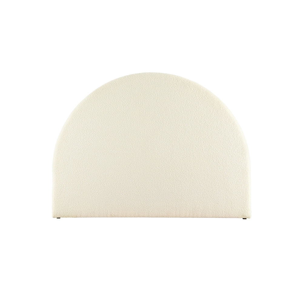 Artiss Bed Head Headboard Double Boucle - GREI White - Cosy Abode