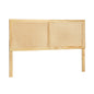 Artiss Bed Head Headboard Double Rattan - RIBO Pine - Cosy Abode