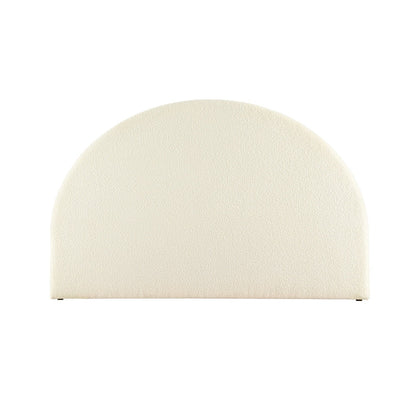 Artiss Bed Head Headboard King Boucle - GREI White - Cosy Abode