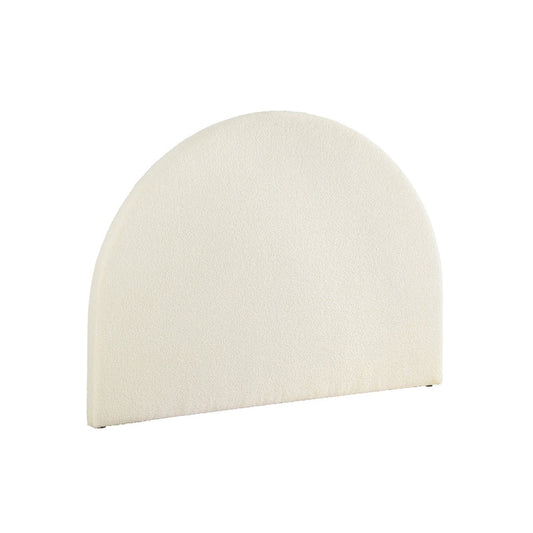 Artiss Bed Head Headboard Queen Boucle - GREI White - Cosy Abode