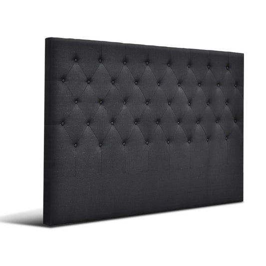 Artiss Bed Head King Size Fabric - CAPPI Charcoal - Cosy Abode