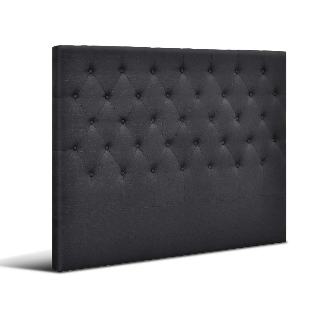Artiss Bed Head Queen Size Fabric - CAPPI Charcoal - Cosy Abode