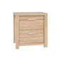 Artiss Bedside Table 2 Drawers - MAXI Pine - Cosy Abode