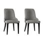Artiss Dining Chairs Set of 2 Linen Fabric Grey - Cosy Abode