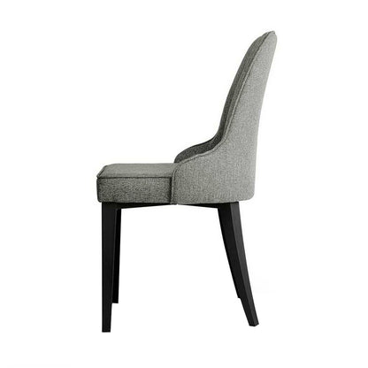 Artiss Dining Chairs Set of 2 Linen Fabric Grey - Cosy Abode