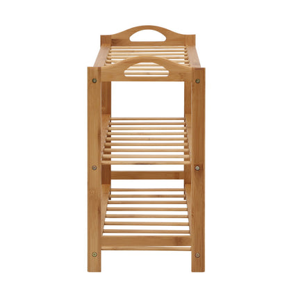 Artiss Shoe Rack Bamboo Shoe Storage 3-tier 9 Pairs - Cosy Abode