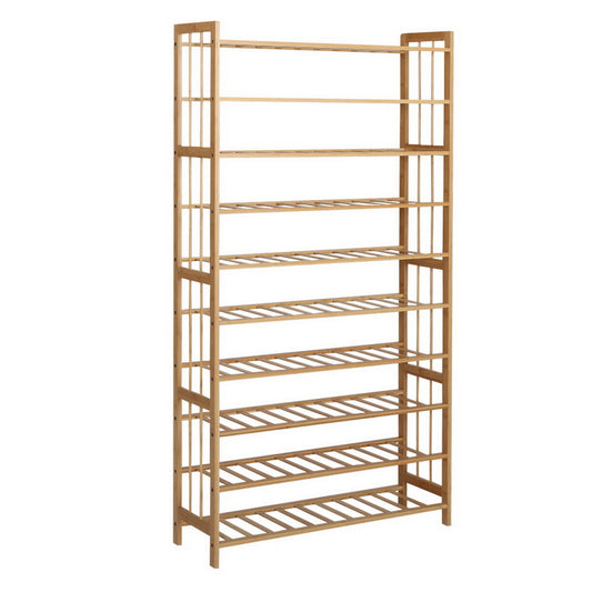 Artiss Shoe Rack Bamboo Shoe Storage 10-tier 50 Pairs - Cosy Abode
