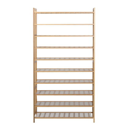 Artiss Shoe Rack Bamboo Shoe Storage 10-tier 50 Pairs - Cosy Abode