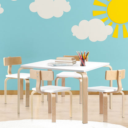 Keezi 5PCS Kids Table and Chairs Set Activity Toy Play Desk - Cosy Abode