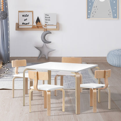 Keezi 5PCS Kids Table and Chairs Set Activity Toy Play Desk - Cosy Abode