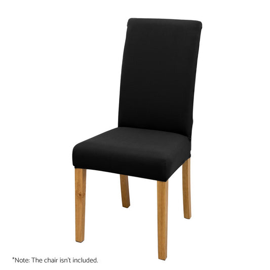 Artiss Dining Chair Covers 4x Slipcovers Spandex Stretch Banquet Wedding Black - Cosy Abode