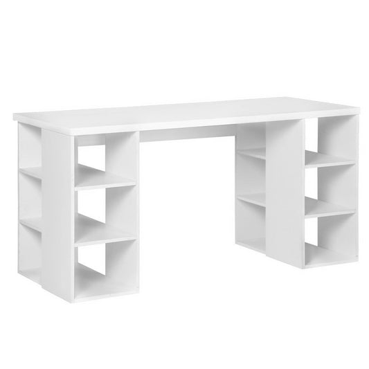 Artiss Computer Desk Bookshelf White 150CM - Cosy Abode