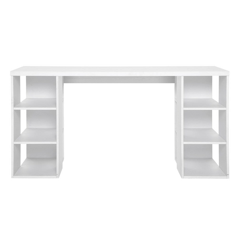 Artiss Computer Desk Bookshelf White 150CM - Cosy Abode