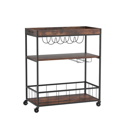 Artiss Kitchen Island Rolling Serving Cart - Cosy Abode