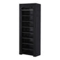 Artiss Shoe Rack 10-tier 27 Pairs Removable Cover Black - Cosy Abode