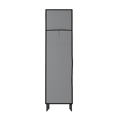 Artiss Large Portable Clothes Closet Wardrobe with Shelf Grey - Cosy Abode