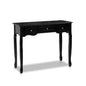 Artiss Console Table 3 Drawers Black Hamptons - Cosy Abode