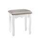 Artiss Dressing Table Stool Velvet Grey - Cosy Abode