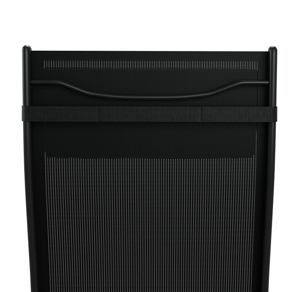 Gardeon 3PC Sun Lounge Outdoor Lounger Steel Table Chairs Patio Furniture Garden - Cosy Abode