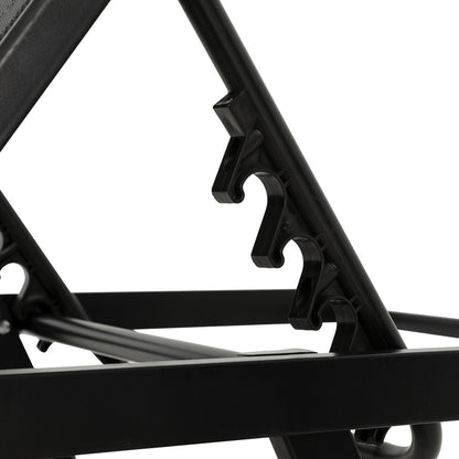 Gardeon Sun Lounge Outdoor Lounger Steel Beach Chair Patio Furniture Black - Cosy Abode