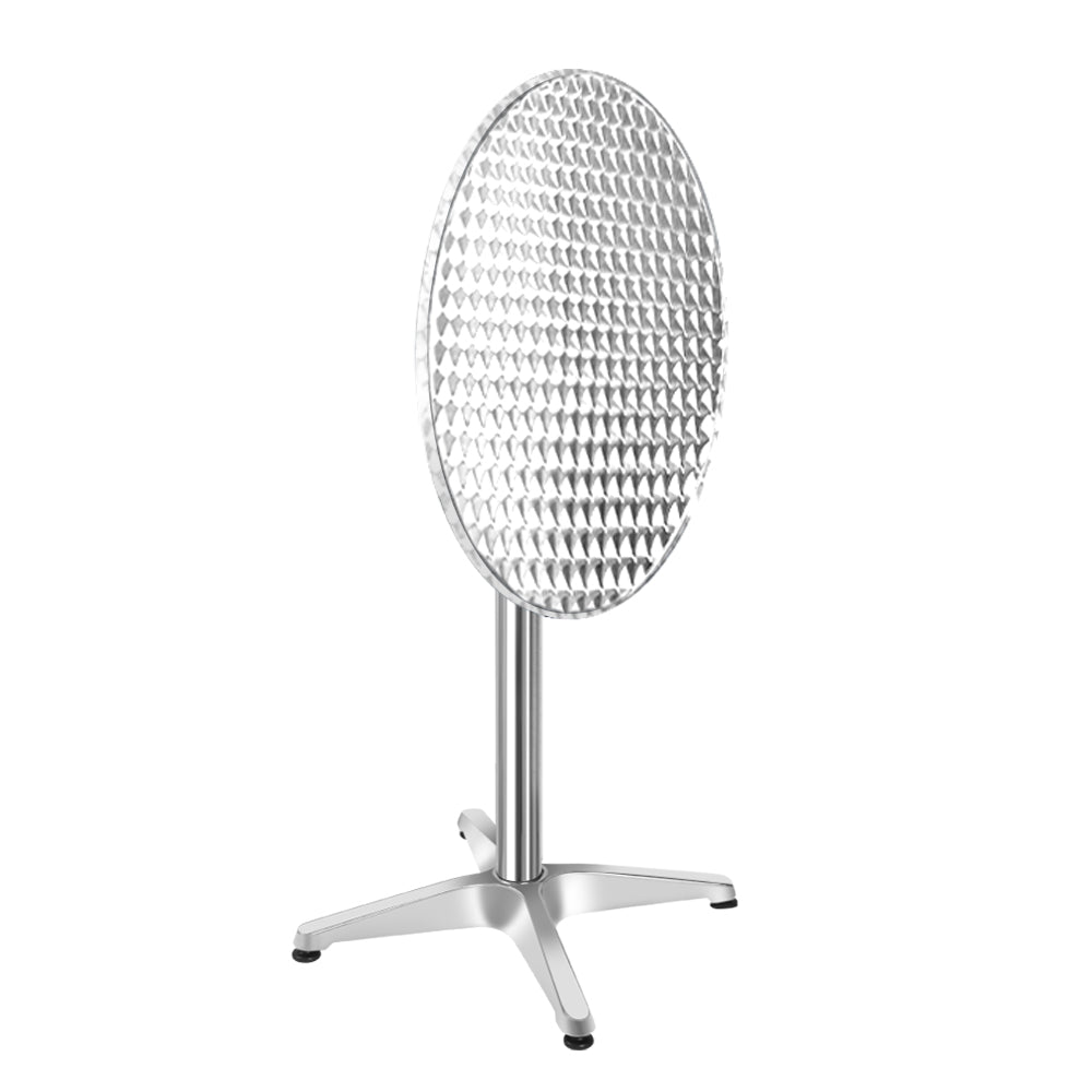 Gardeon Set of 4 Outdoor Bar Table Aluminium Round 70/110CM - Cosy Abode