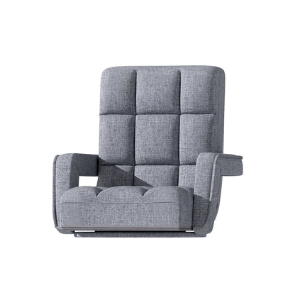 Artiss Floor Lounge Sofa Bed Swivel Grey - Cosy Abode