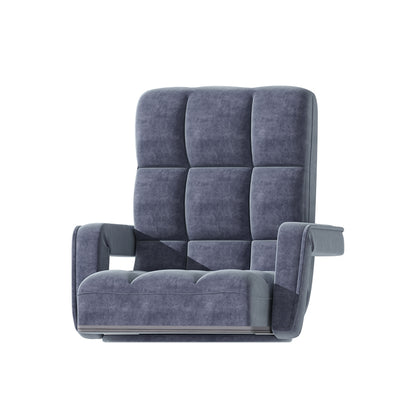 Artiss Floor Lounge Sofa Bed Swivel Charcoal - Cosy Abode
