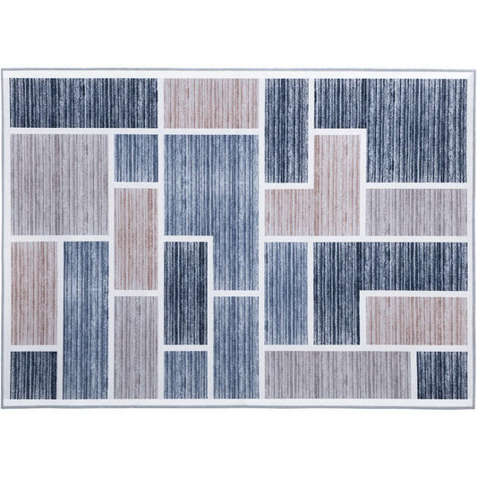 Artiss Floor Rug 120x170 Mat Carpet Short Pile Oblo - Cosy Abode