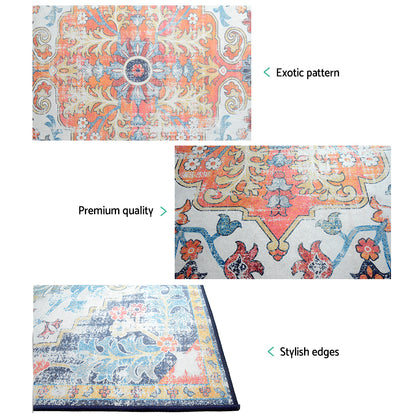 Artiss Floor Rug 160x230 Mat Carpet Short Pile Yasmin - Cosy Abode