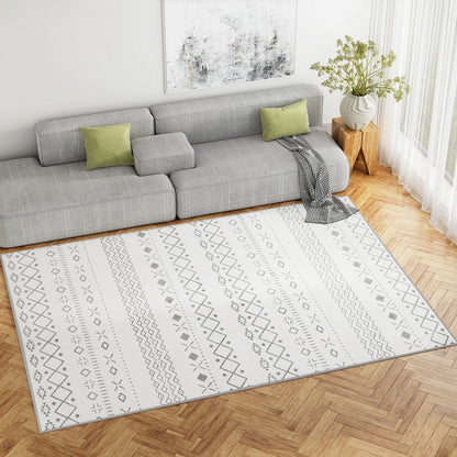 Artiss Floor Rugs 200x290cm Washable Area Mat Large Carpet Soft Short Pile Una - Cosy Abode