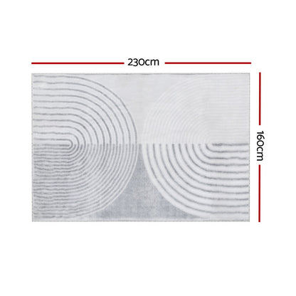 Artiss Floor Rugs 160x230cm Washable Area Mat Large Carpet Faux Rabbit Fur Cyril - Cosy Abode