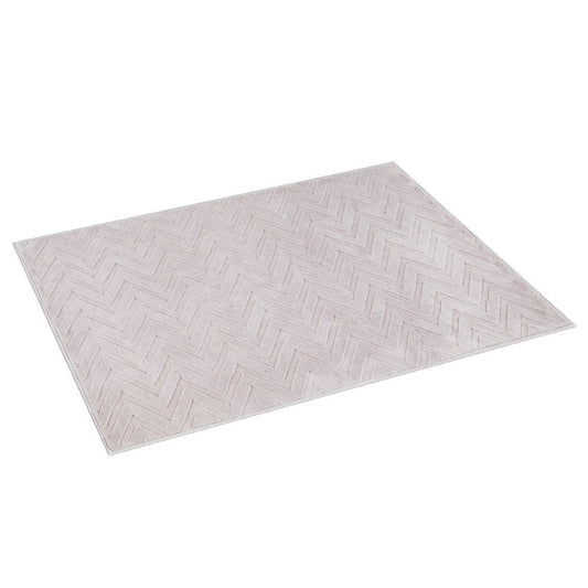 Artiss Floor Rugs 120x160cm Washable Area Mat Large Carpet Microfiber Ripple - Cosy Abode