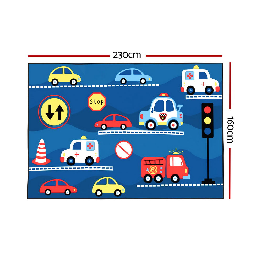 Artiss Floor Rugs 160x230cm Washable Area Mat Large Carpet Soft Short Pile Kids - Cosy Abode