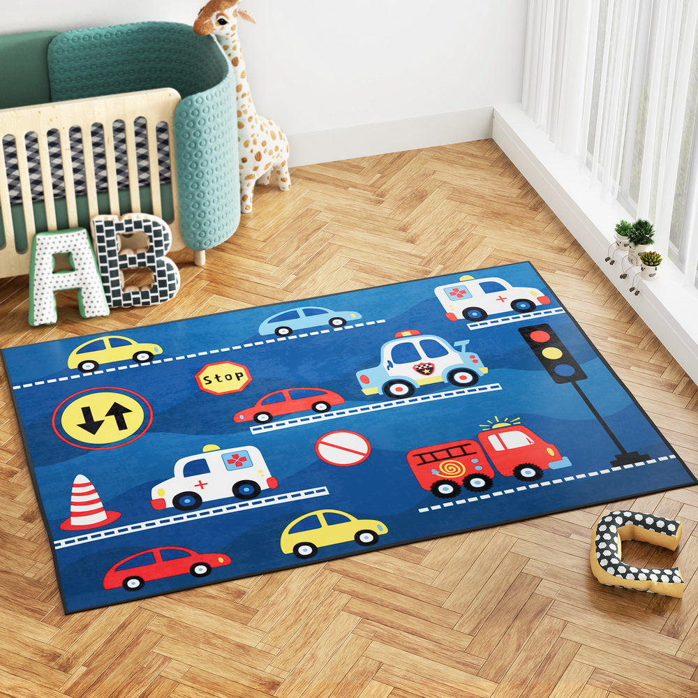 Artiss Floor Rugs 160x230cm Washable Area Mat Large Carpet Soft Short Pile Kids - Cosy Abode