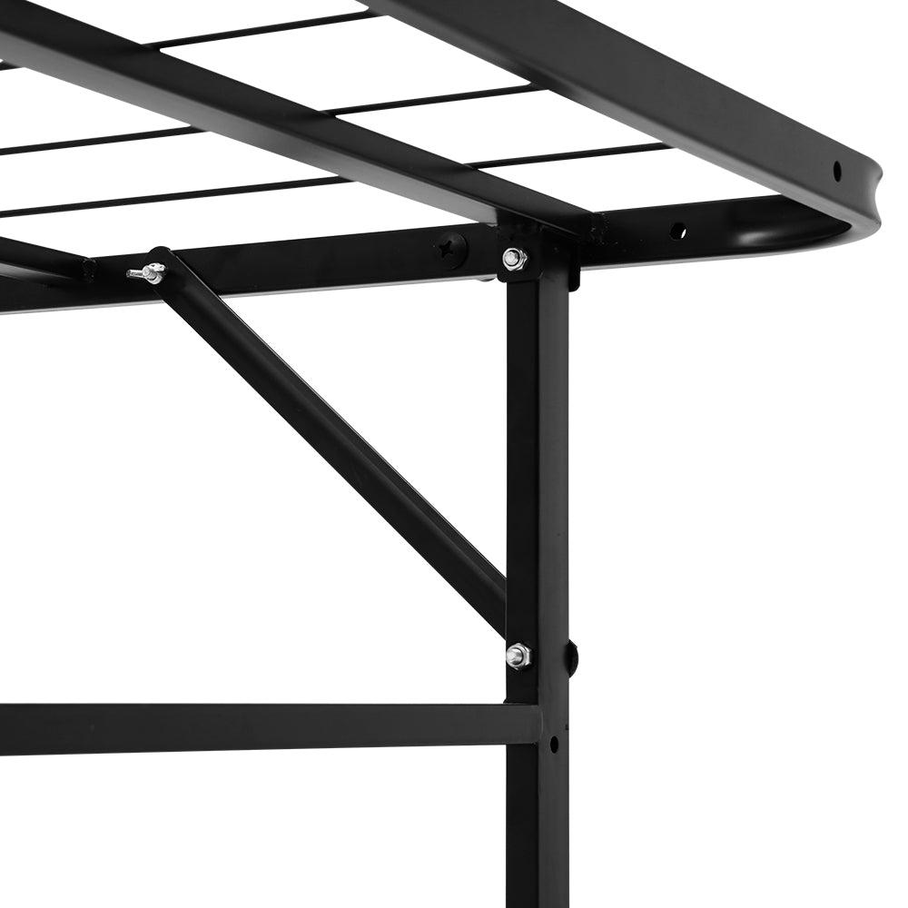 Artiss Folding Bed Frame Metal Base - King Single - Cosy Abode