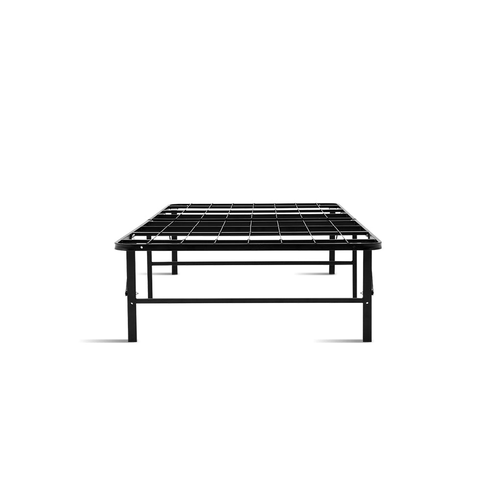 Artiss Folding Bed Frame Metal Base - Single - Cosy Abode