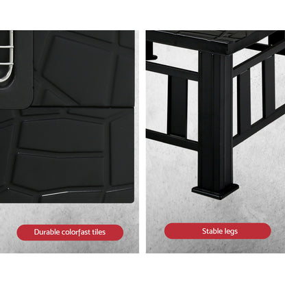 Grillz Fire Pit BBQ Grill 2-In-1 Table - Cosy Abode