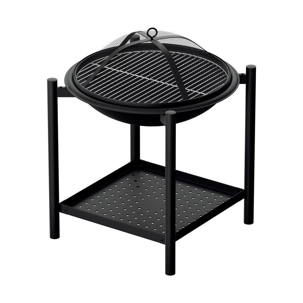 Grillz Fire Pit BBQ Grill 2-in-1 Outdoor - Cosy Abode