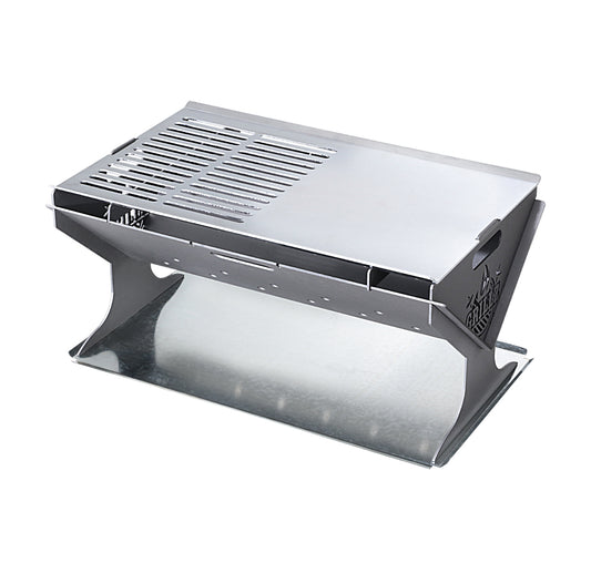Grillz Fire Pit BBQ Grill Steel - Cosy Abode