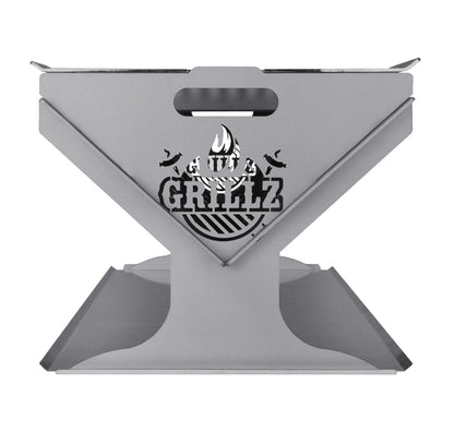 Grillz Fire Pit BBQ Grill Steel - Cosy Abode