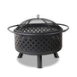 Grillz Fire Pit BBQ Grill 76cm - Cosy Abode