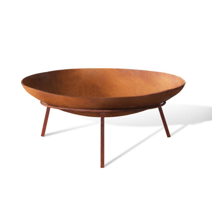 Grillz Fire Pit Cast Iron Rustic 60cm - Cosy Abode